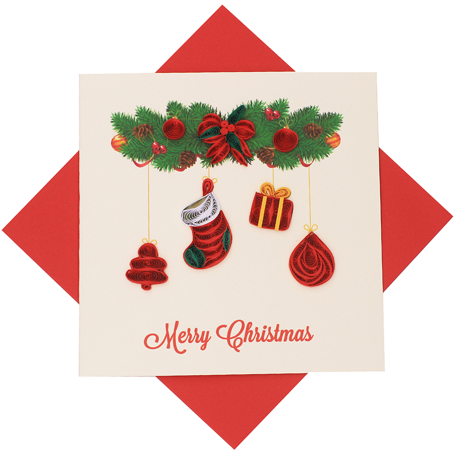 Quilling Christmas Card 24